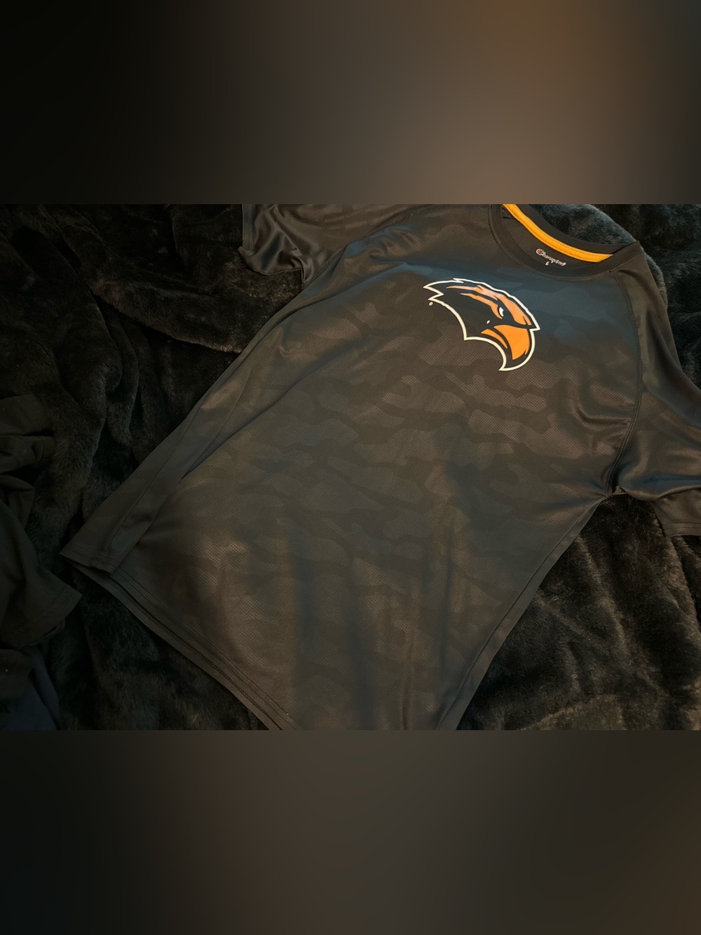 Champion USM Golden Eagles Raglan Sleeve Performance Print Tee Shirt Men's LARGE